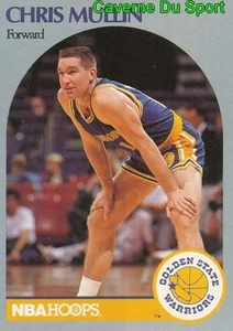 116 CHRIS MULLIN GOLDEN STATE WARRIORS CARD CARTE NBA HOOPS 1990 - Picture 1 of 2