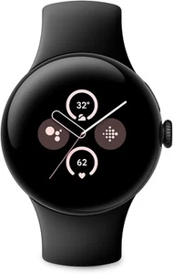 Google Pixel Watch 2 LTE 41mm Smartwatch Schwarz Matte Black Obsidian - Zdjęcie 1 z 4