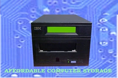 IBM 3580-L13  LTO-1 LVD External Tape Drive 19P5862 19P5928 98-6224-02 - Image 1 of 2