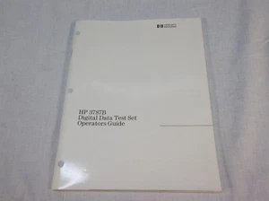 Guía del operador conjunto de prueba de datos digitales HP 03787-90009 3787B - Imagen 1 de 2