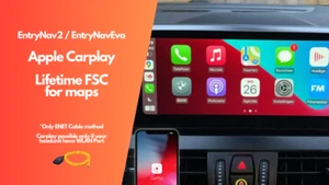 Fullscreen Carplay FSC + Maps WAY 2025-2 BMW EntryNav2 EntryNavEvo - Afbeelding 1 van 9