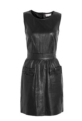 Vestido con lazo de cuero rojo Valentino talla 44 $995  Foto 1 de 4