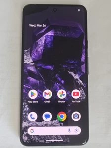 Google Pixel 8 128GB Unlocked 5G Obsidian. Black spot on screen - Afbeelding 1 van 8