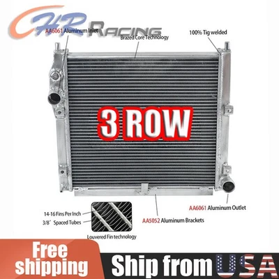 Radiador de aluminio para 85-92 Alfa Romeo 75/Milano 162B 1.6 1.8/1.8 Turbo es decir 2,0 Foto 1 de 4