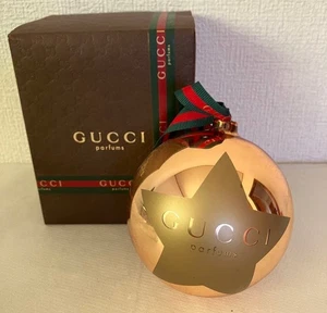 Gucci Charm Decorazione Natalizia Palla Oro Con Scatola Mai Usato X1 - Foto 1 di 2