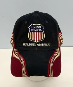 Baseballmütze Union Pacific Building America verstellbar marineblau rote Flagge Kappe - Bild 1 von 8