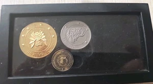 Harry Potter drei Münzen von Gringotts Bank in Präsentationsbox. Nur Münzen - Bild 1 von 1