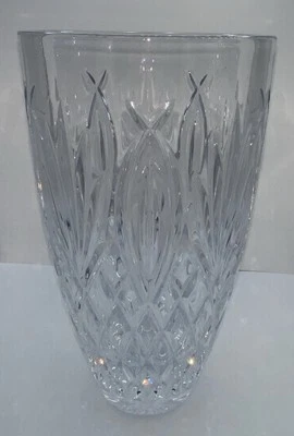 Waterford Crystal Vase Granville Flower Vase, 8” Tall, Excellent - Image 1 of 4