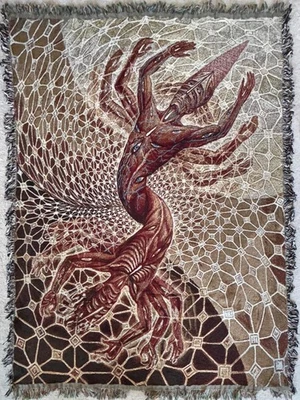 NEW Alex Grey Blanket Study for the Great Turn Ltd Edition LE Tool Art SOLD OUT - Image 1 of 3