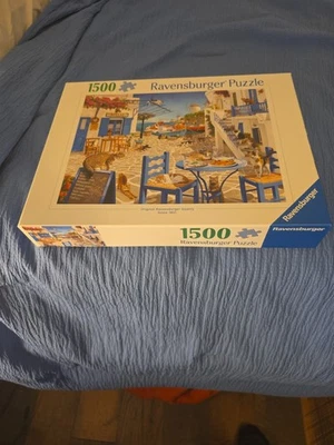 Ravensburger Cats of Mykonos 1500 Piece Jigsaw Puzzle | Great Group Activity... - Image 1 of 4