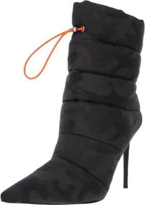Steve Madden Womens Sz 6.5 Cloak Boots Camo Puffer Booties Stiletto Heel NEW! - Image 1 of 4