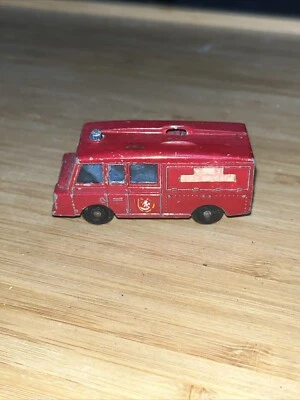 USED MATCHBOX LESNEY No.57 Land Rover Fire Truck. Original Vintage Diecast #106 - Image 1 of 4