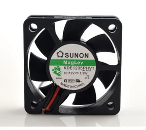 SUNON Maglev KDE1205PHV1 Ventilateur Refroidisseur 12V 1,3W 3 Broches 50mm x 50mm x 15mm - Photo 1/5