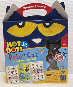 Hot Dots Jr. Pete The Cat Preschool Rocks Set Interactive Pen Level 2 - Picture 1 of 7