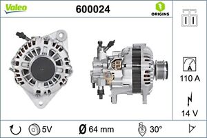 Lichtmaschine Generator Lima VALEO ORIGINS NEW O.E. TECHNOLOGIE 600024 für HP