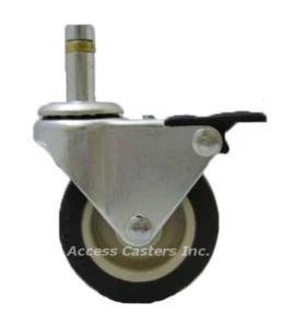 Anillo de agarre térmico profesional 2D8TPGB 2" vástago rueda giratoria freno de bloqueo técnico, tapa de 70 libras. - Imagen 1 de 1