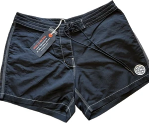 Boardshort Deus Ex Machina Malibu Ropa Deportiva Playa Verano Negro Para Hombre XL NUEVO - Imagen 1 de 10