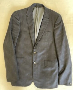 rag & bone The Icon Pinstripe Wool Suit Jacket in Charcoal Size 38 $695 - Picture 1 of 13