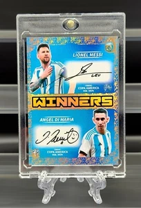 Copa America USA 2024 Lionel Messi/Angel Di Maria dual Black printed Signature. - Picture 1 of 3