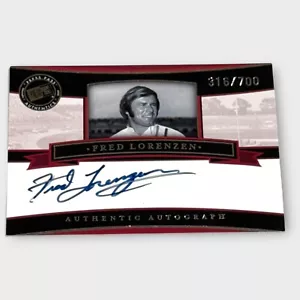 Fred Lorenzen 2005 PRESS PASS LEGENDS #'d 316/700 AUTOGRAPHS NASCAR signed card - Picture 1 of 2