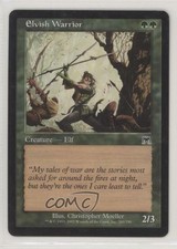 2002 Magic: The Gathering - Onslaught Elvish Warrior #260 0d2