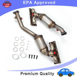 Pair of Both Manifold Catalytic Converter For BMW X5 3.0L 2007 2008 2009 2010 US - Picture 1 of 8