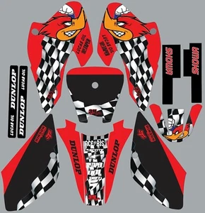 Graphic kit for Honda XR80 XR 80 2001 2002 2003 decal Woody woodpecker racing - Picture 1 of 1