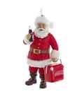 Coca-Cola® Fabriché™ Santa Holding Cooler Ornament CC9221     w