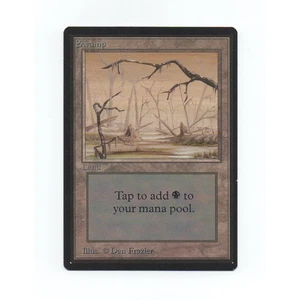 Magic: The Gathering Beta Series - Basic Land Swamp (295) - Picture 1 of 2