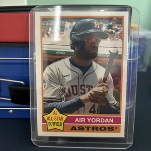 2025 Topps Heritage SSP Nickname Variation #500 Yordan Alvarez AIR YORDAN 1:481 - Picture 1 of 3