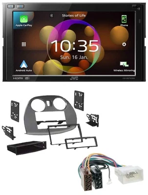 JVC DAB MP3 2DIN Bluetooth USB Autoradio für Mitsubishi Eclipse 4G 05-12 - Bild 1 von 4