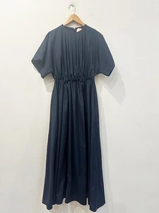 Designer Roksandra Size 6 Navy Blue Cotton Maxi Women's Dress - Picture 1 of 6