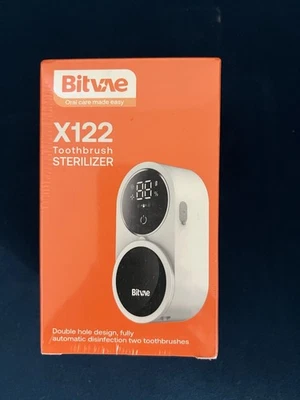Bitvae очиститель зубной щетки и держатель зубной щетки, очистка и сушка на воздухе, светодиодный - Изображение 1 из 2