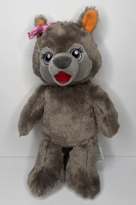 Violet The Gray Wolf, Build A Bear Great Wolf Lodge Plush Stuffed Animal 16" - Image 1 of 4