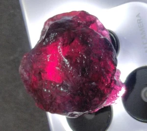 133 Ct Certified Natural Red Painite Rough Unheated Mozambique Facet Gemstone - Picture 1 of 11