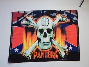 vintage 00s y2k pantera trash metal rock band winterland banner scarf - Picture 1 of 3