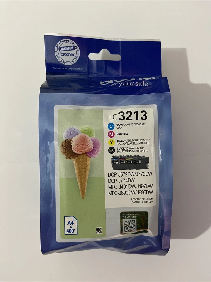 Genuine Original Brother LC3213 VAL 4-Pack Printer Ink Cartridges - 2023 - Image 1 of 2