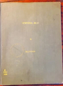 Sinfonía BEETHOVEN Nº I partitura orquestal - Biblioteca pública de Cleveland 1948 HB - Imagen 1 de 11