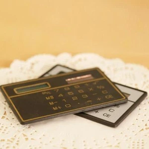 Digits Ultra Mini Slim Credit Card Size Solar Power Small Calculator New V5 - Picture 1 of 9