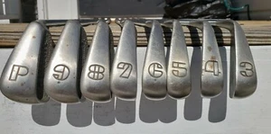 Set of 8 Spalding Executive Stainless Steel Cavity RH Golf Club Irons (3-PW) - Picture 1 of 12
