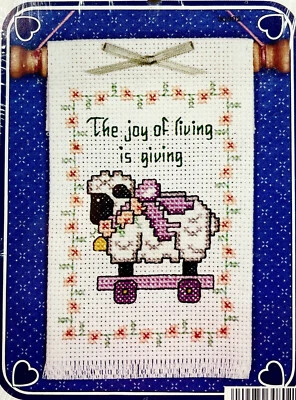 NUEVO 1980 Nuevo Berlin Joy Of Living 30802 Kit Punto de Cruz Contado De Colección 10609 Foto 1 de 3