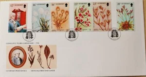 Guernsey Stamps: "Flora Sarniensis 1788" - First Day Cover 1988 - Imagen 1 de 1