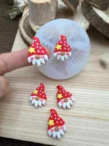 Cute Santa Claus's face-Christmas silicone mold. - Picture 1 of 7
