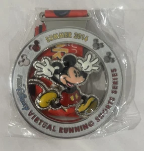 Disney RunDisney 2016 Medal Virtual Running Shorts Series Mickey Mouse Road Race - Picture 1 of 2