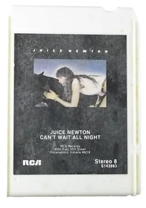 JUICE NEWTON Can't Wait All Night 8-Track Tape, getestet funktioniert siehe Playlist - Bild 1 von 1