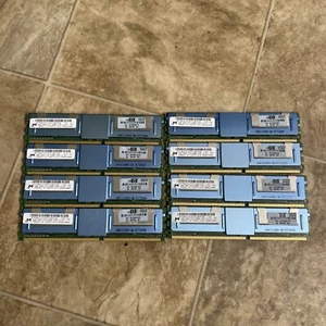 32gb 4gbx8 MT36HTF51272FZ-667H1D6 4GB 2xR4 pC2-5300f-555-12 - Picture 1 of 3