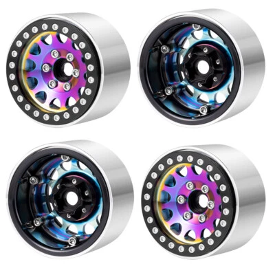 AXSPEED 1.9" l Beadlock Felgen Alu-Felgen für SCX10 TRX4 etc 1/10 RC Crawler Car - Bild 1 von 4