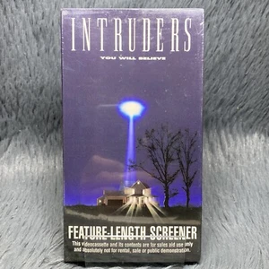 Intruders VHS 1992 Feature Length Screener Sci-fi Horror New Sealed Watermarks - Picture 1 of 6