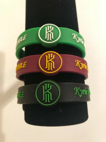 NBA PLAYERS Silicone Wristband Adjustable Clasp Bracelet  KYRIE IRVING Cover