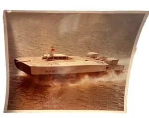 Hovercraft Aerojet Ses-100a Naval Craft Original Photo - Picture 1 of 3